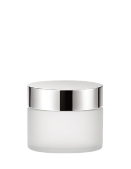 Pote de Vidrio Blanco esmerilado 50 ml
